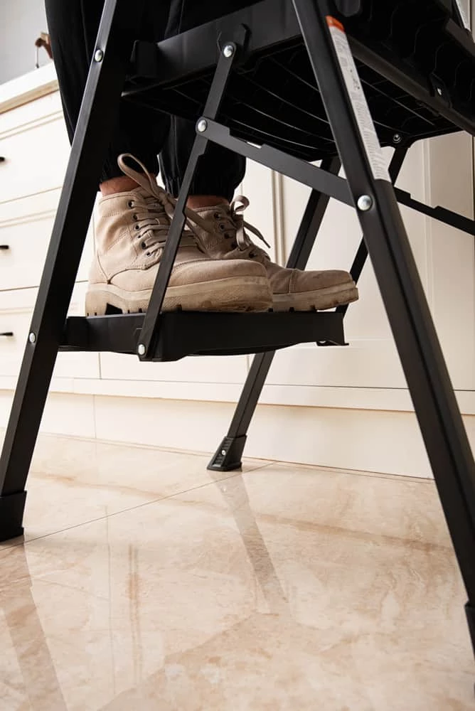 Mastercraft 2-Step Metal/Plastic Folding Step Stool, 250-lb, 3.1 Ft - Image 9