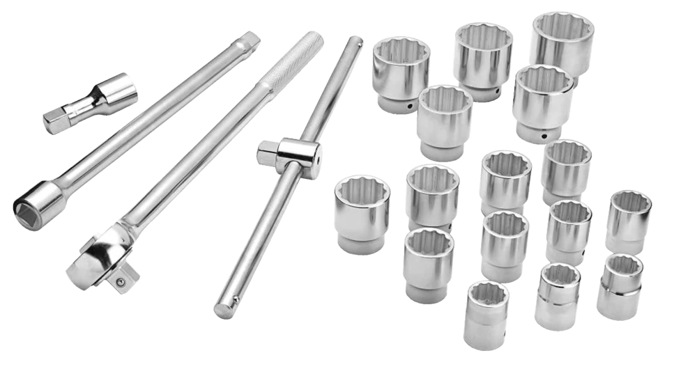 Mastercraft Socket Set 20-pc, 3/4-in Drive, SAE, Steel, Chrome - Image 5