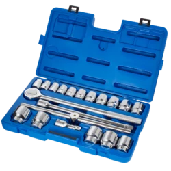 Mastercraft Socket Set 20-pc, 3/4-in Drive, SAE, Steel, Chrome