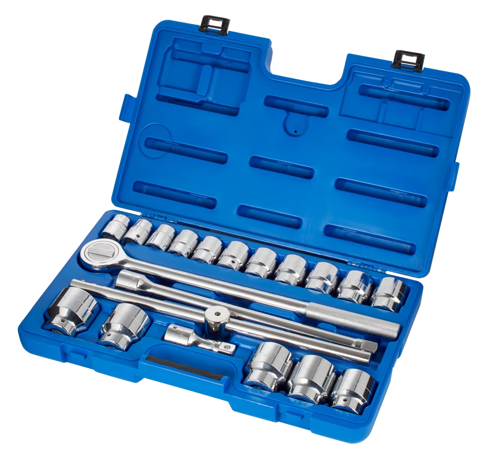 Mastercraft Socket Set 20-pc, 3/4-in Drive, SAE, Steel, Chrome