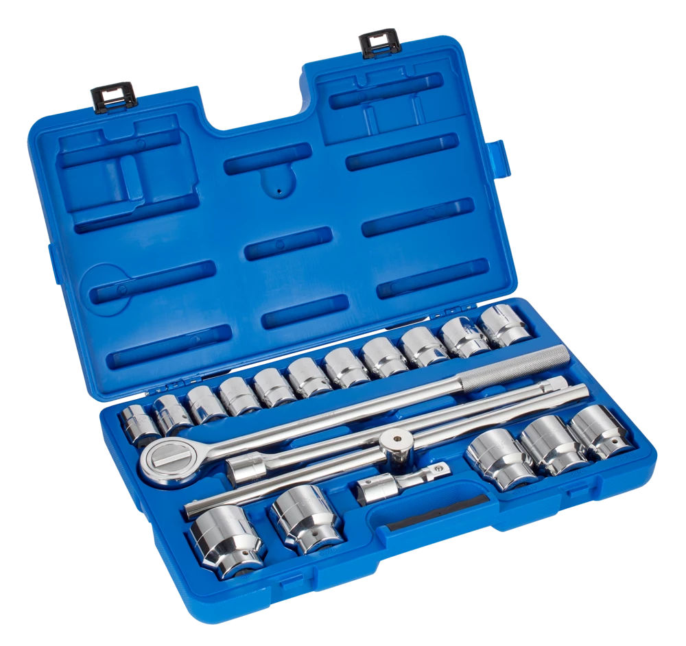 Mastercraft Socket Set 20-pc, 3/4-in Drive, SAE, Steel, Chrome - Image 2
