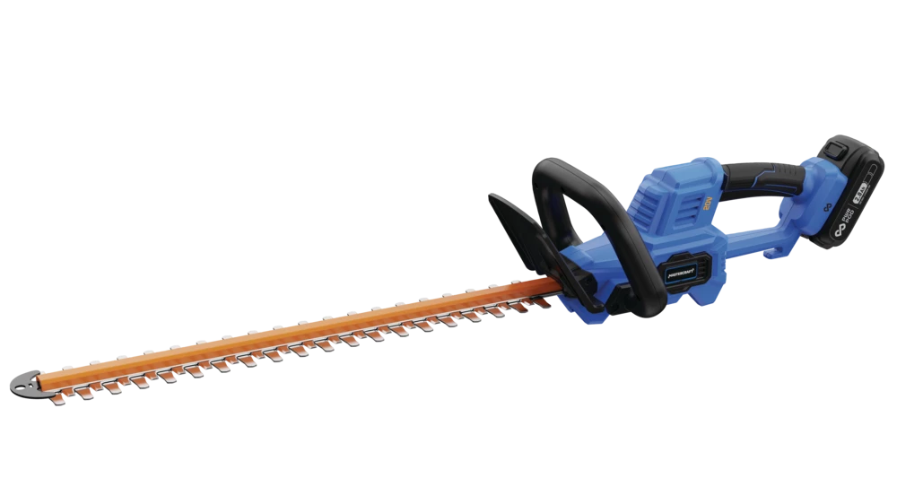Mastercraft 20 V Electric Hedge Trimmer, Battery Included, 22-in