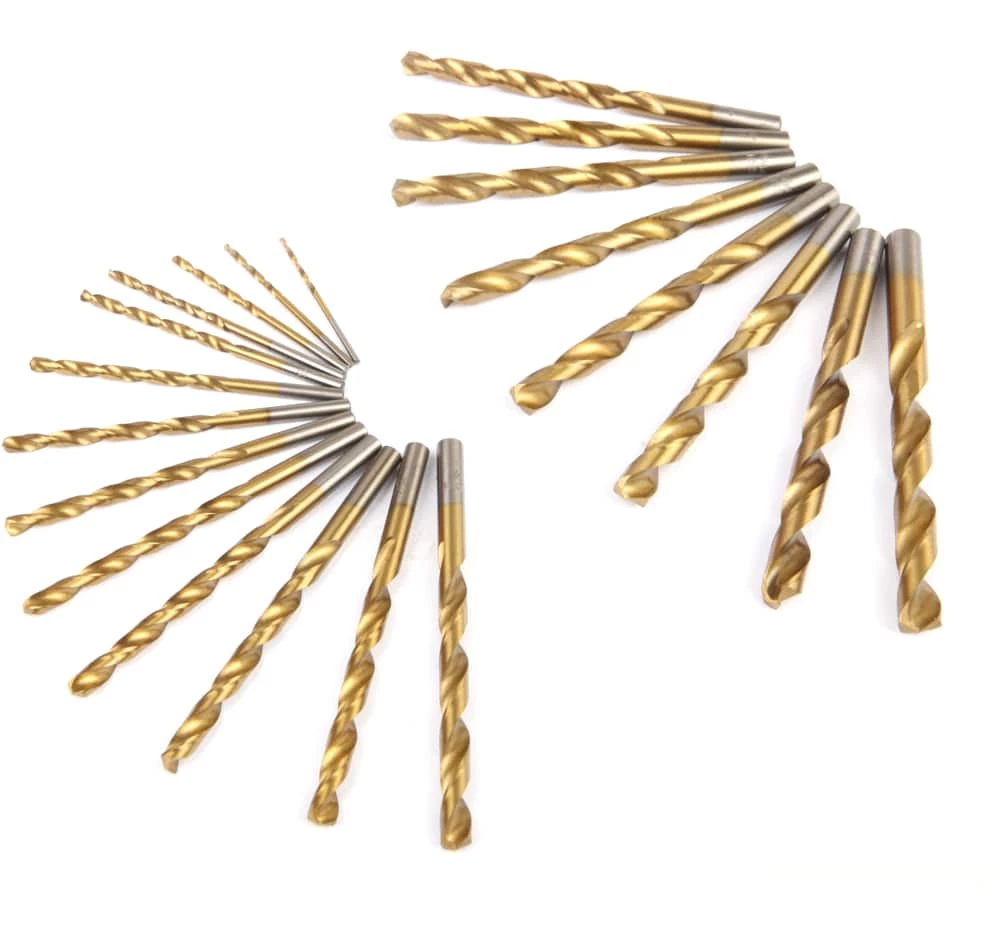 Mastercraft Titanium Drill Bit Set For Wood, Metal, Plastic, 21-pc - Image 6