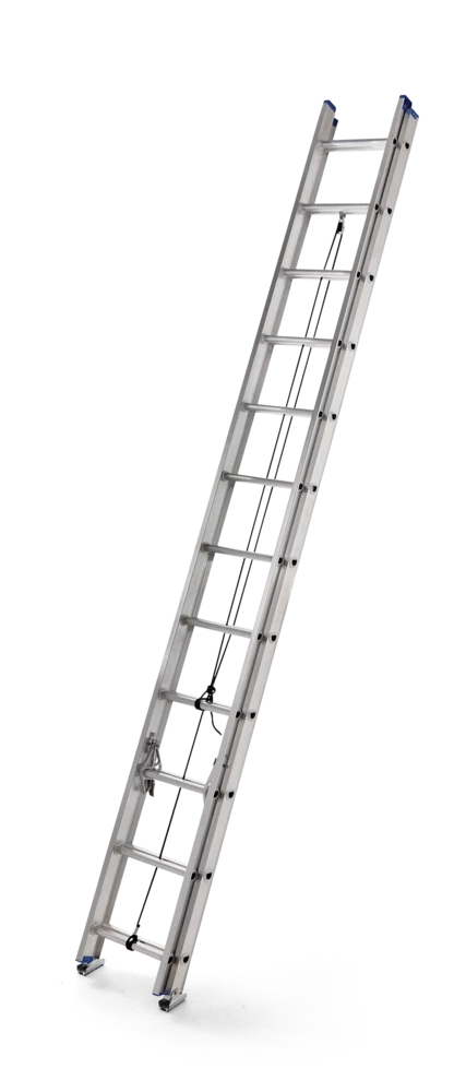 Mastercraft Grade 2 Aluminum Extension Ladder, 225-lb, 24-ft