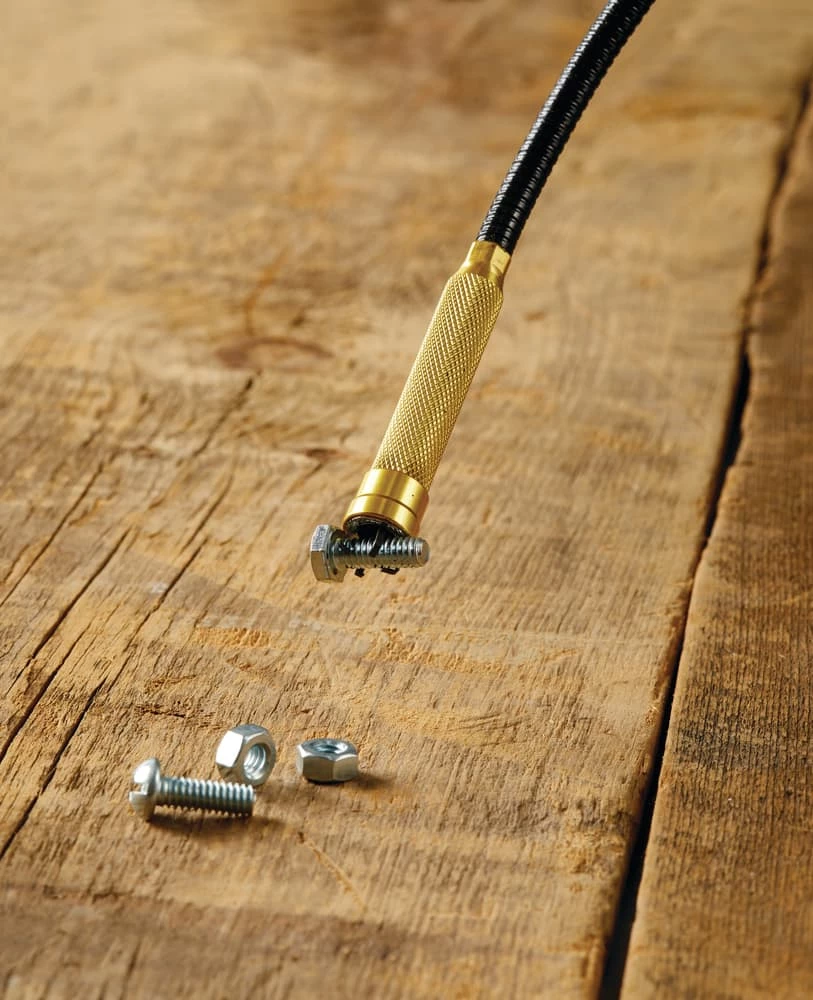 Mastercraft Obedient Flexible LED Lighted Magnetic/Mechanical Pick-Up Tool, 24-in - Image 3