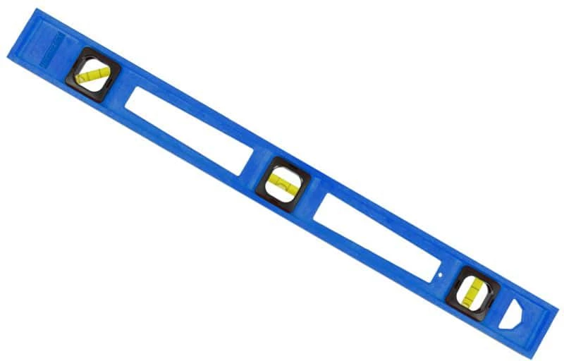 Mastercraft Plastic Structo-Cast Spirit Level, 24-in, Blue