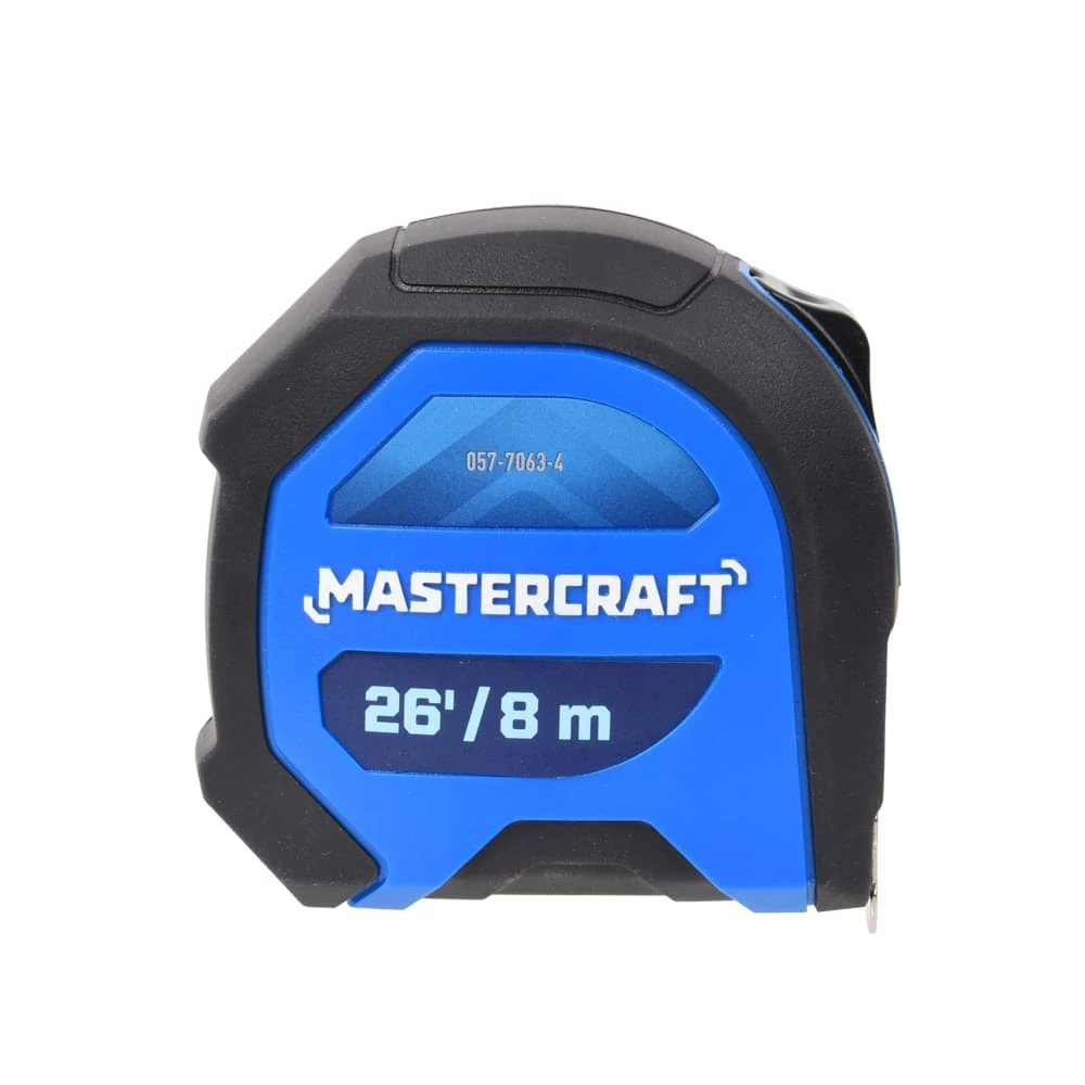 Mastercraft Tape Measure, 26-ft/8-m