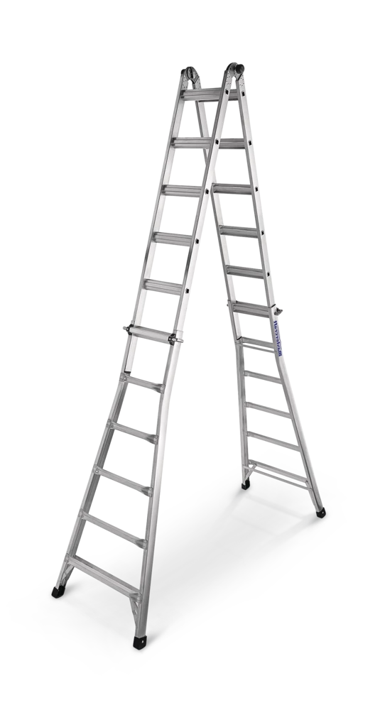 Mastercraft Grade 1A Aluminum Multi-Task Ladder, 25-ft, 300-lb - Image 5