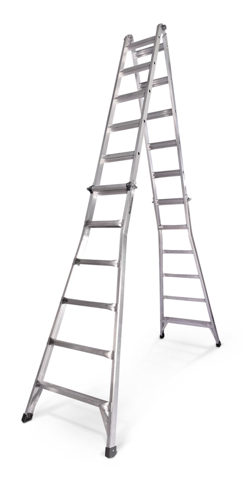 Mastercraft Grade 1A Aluminum Multi-Task Ladder, 25-ft, 300-lb