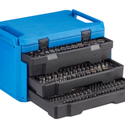 Mastercraft Socket Set, 270-pc, SAE / Metric, CRV, Nickel-Chrome Plating