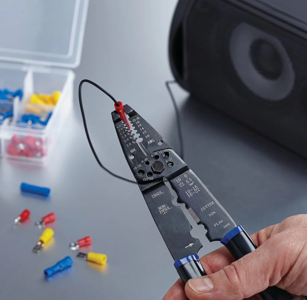 Mastercraft Electrical Set With Storage Case, Multi Purpose 9-in Crimping Tool, 271-pc - Image 10