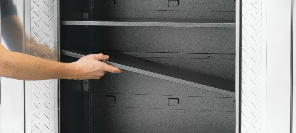 Mastercraft 2-Door Wall Cabinet With 2 Adjustable Shelves, Diamond Series, 28 X 12 X 28-in - Image 10