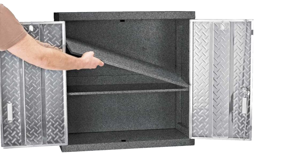 Mastercraft 2-Door Wall Cabinet With 2 Adjustable Shelves, Diamond Series, 28 X 12 X 28-in - Image 11