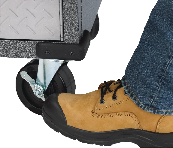 Mastercraft 2-Door, 1-Drawer Wooden Top Base Storage Cabinet With Wheels, Diamond Series, 29 X 23 X 35-in - Image 5