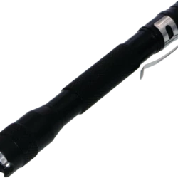 Mastercraft 35 Lumens LED Inspection Pen Lights, Batteries Included, Black, 2-pk