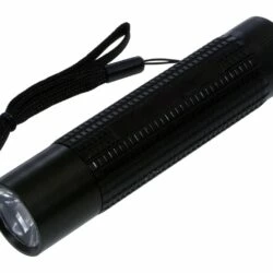 Mastercraft 35 Lumens Tactical CREE Flashlights With 3 Light Modes, Batteries Included, Black, 2-pk