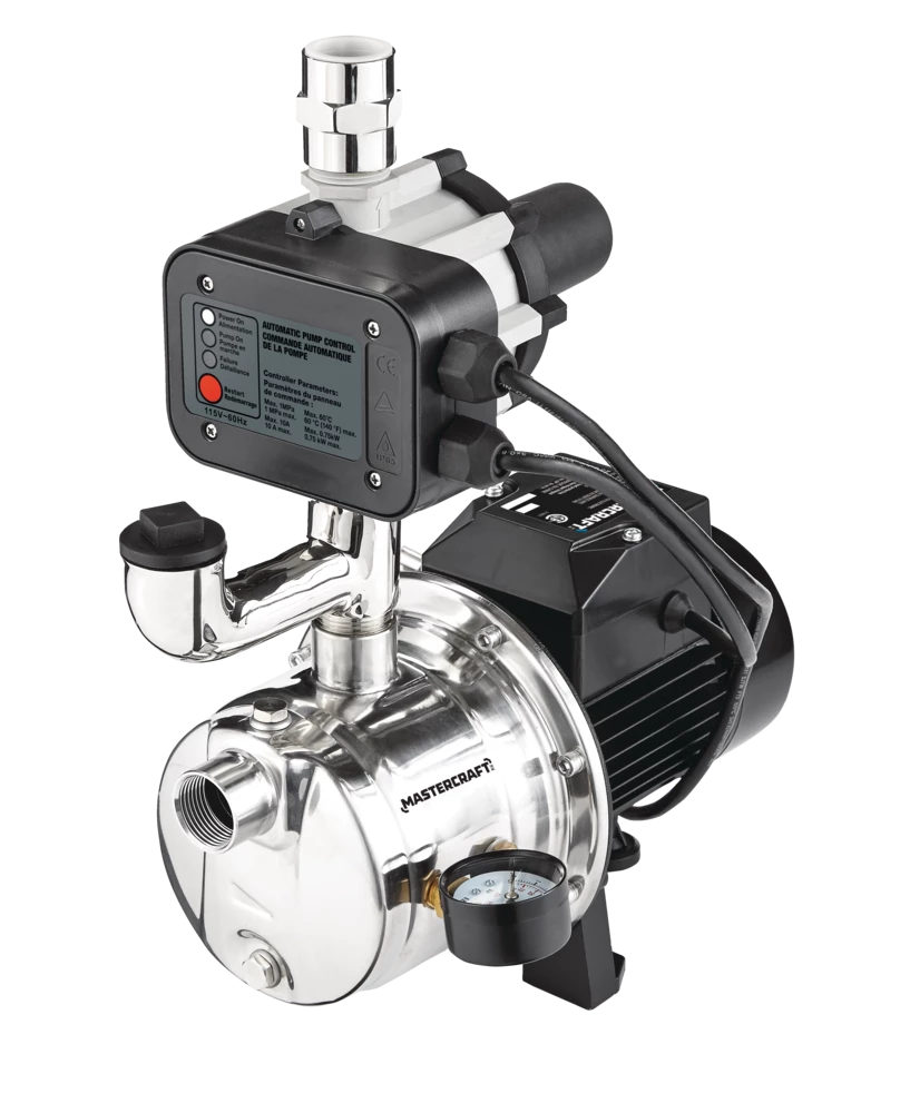 Mastercraft 3/4-HP Shallow-Well Electric Jet Pump With Digital Control