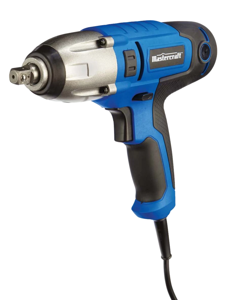 Mastercraft 3.5A Corded Impact Wrench Kit With Flip-Impact Socket Set & Tire Stand