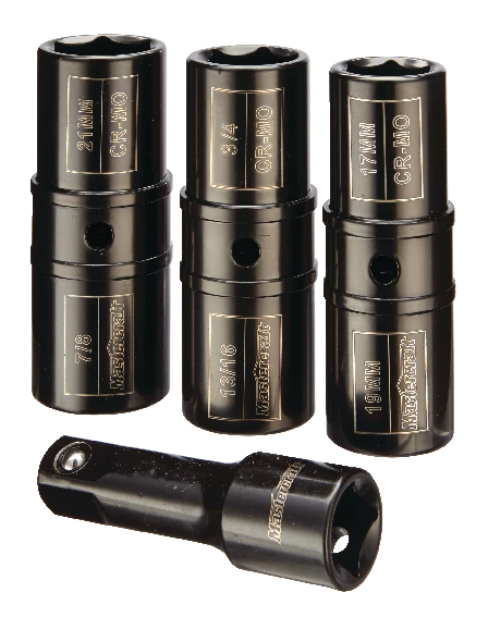 Mastercraft 3.5A Corded Impact Wrench Kit With Flip-Impact Socket Set & Tire Stand - Image 2