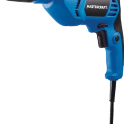 Mastercraft 5A Variable Speed Corded Drill/Driver With Keyless Chuck & Non-Slip Grip, 3/8-in