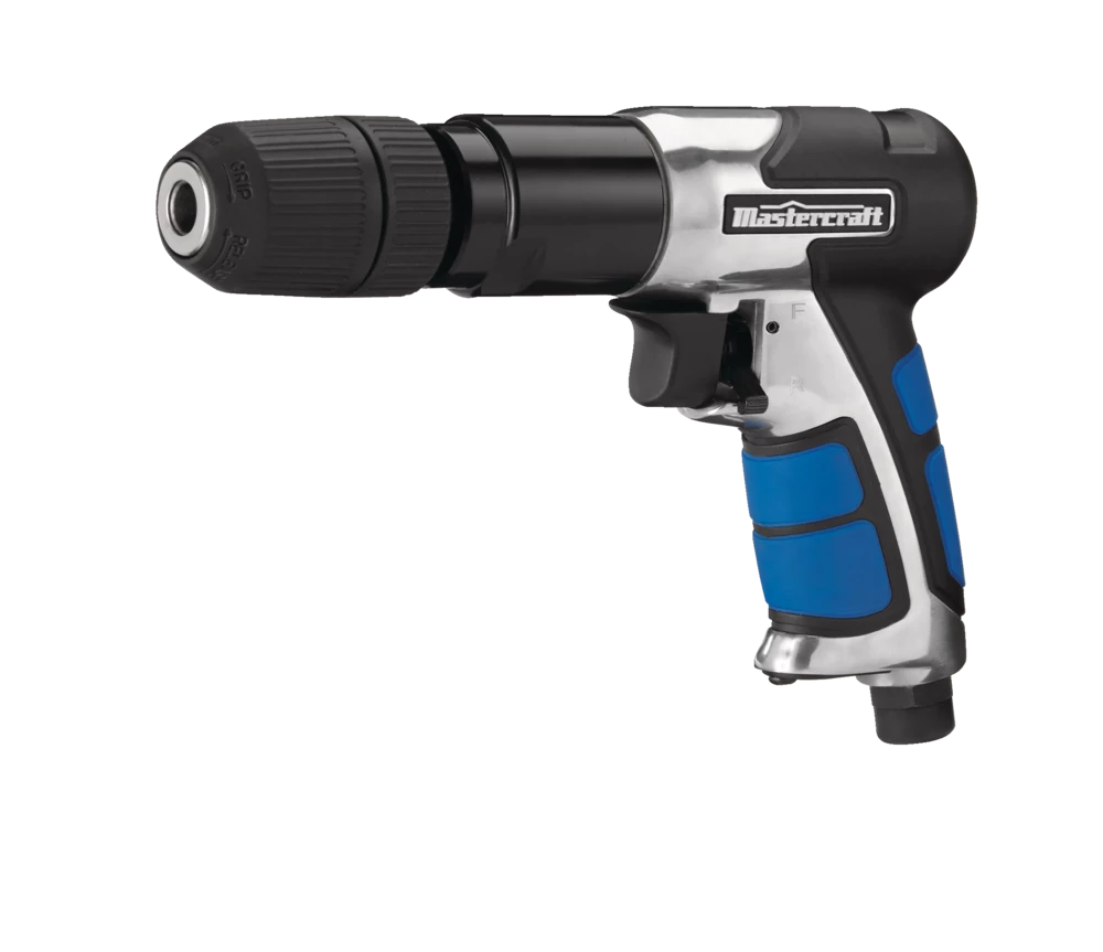 Mastercraft Lightweight Pneumatic Drill, 1800 RPM, 3/8-in - Image 3