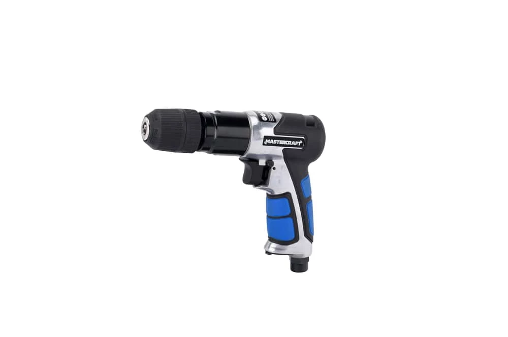 Mastercraft Lightweight Pneumatic Drill, 1800 RPM, 3/8-in
