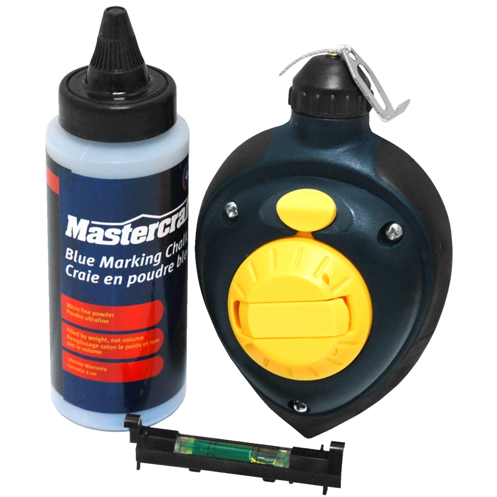 Mastercraft Blue Marking Chalk Line Set, 3-pc