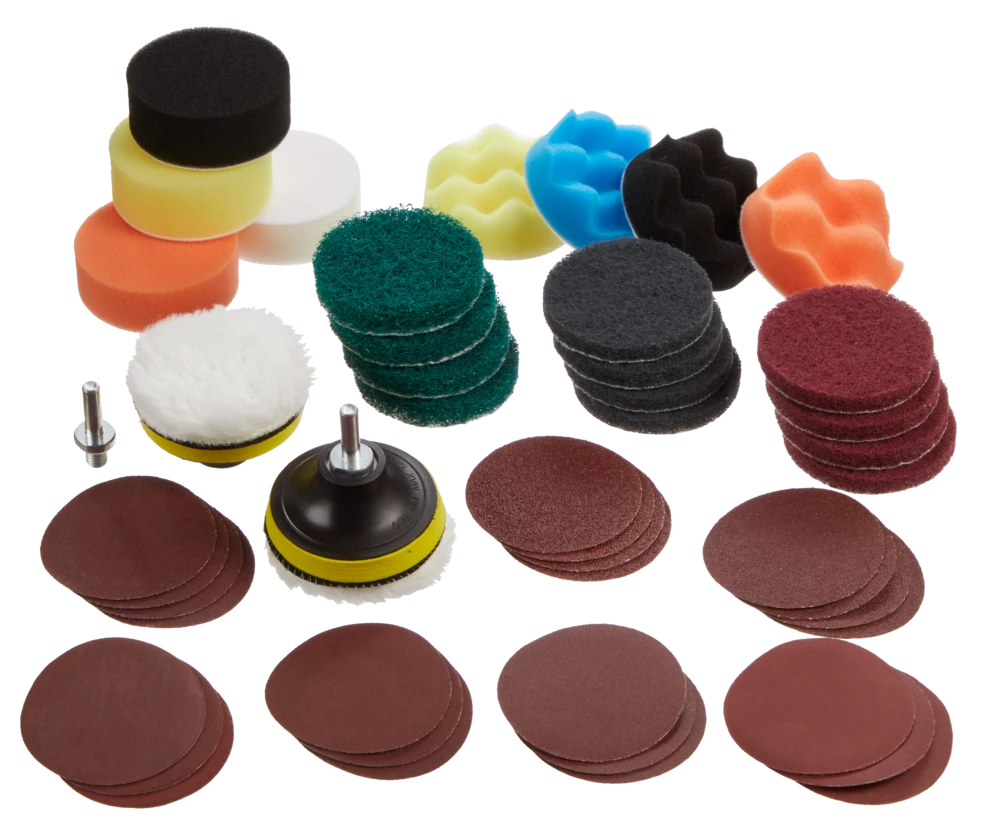 Mastercraft 3-in Assorted Sanding, Scuffing & Polishing Kit For Wood, Metal, 50-pc - Image 4