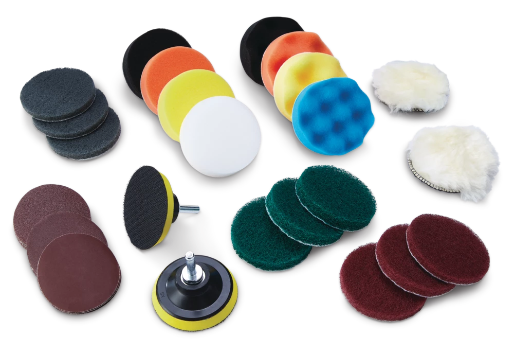 Mastercraft 3-in Assorted Sanding, Scuffing & Polishing Kit For Wood, Metal, 50-pc - Image 5