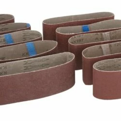 Mastercraft 3 X 21-in Aluminum Oxide Sanding Belts For Wood, Metal, 10-pk