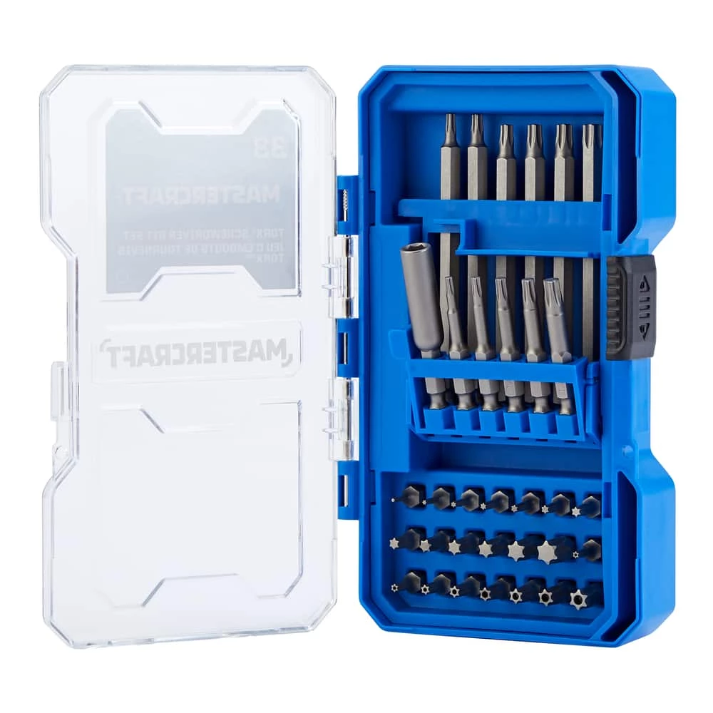 Mastercraft TORX Carbide Assorted Screwdriver Bit Set For Metal, Plastic, Masonry, 33-pc - Image 2