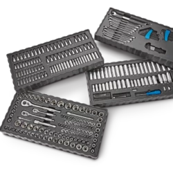 Mastercraft Socket Set, 350-pc, SAE / Metric, CRV, Nickel-Chrome Plating