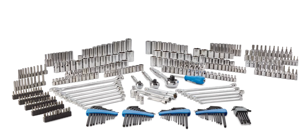 Mastercraft Socket Set, 350-pc, SAE / Metric, CRV, Nickel-Chrome Plating - Image 2