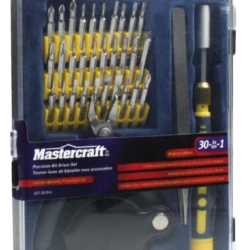 Mastercraft 35-pc Precision Screwdriver Set With Telescopic Driver, Rubber Handle And Case