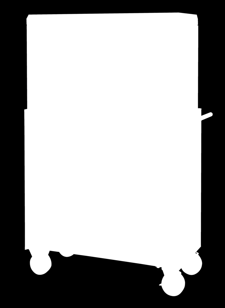 Mastercraft Rolling Tools Storage Cabinet W/ 7 Drawers, Black, 36-in - Image 7