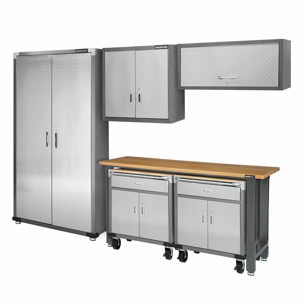 Mastercraft 2-Door Wall Cabinet With 2 Adjustable Shelves, Diamond Series, 28 X 12 X 28-in - Image 12