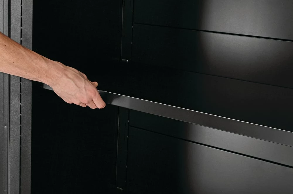 Mastercraft 2-Door Tall & Wide Cabinet With 3 Adjustable Shelves, Black Series, 36.5 X 18 X 72-in - Image 11