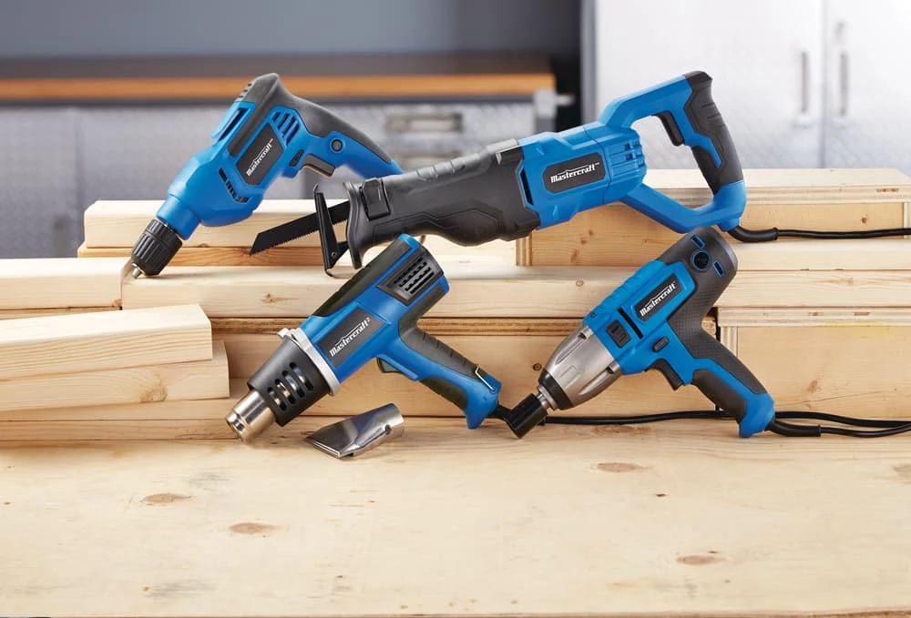 Mastercraft 8.5A Variable Speed T-Shank Reciprocating Saw With LED Light & Blade - Image 10