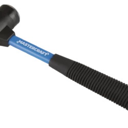 Mastercraft 20-oz 4-in-1 Multi-Head Mallet, Non-Marring, Fiberglass Handle, Steel Head