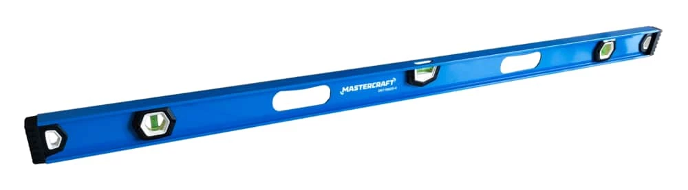 Mastercraft Aluminum I-Beam Spirit Level, 48-in, Blue