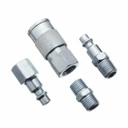 Mastercraft Quick-Connect Air Tool Coupler & Plugs Kit, 1/4-in NPT, 4-pc