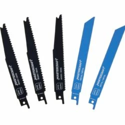 Mastercraft HSS And Cobalt Reciprocating Saw Blade Set For Wood, Metal, Plastic, 5-pc