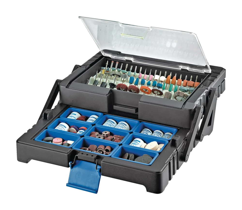 Mastercraft Assorted Rotary Tool Accessory Bit Set With Storage Case & 1/8-in Shanks, 500-pc - Image 3