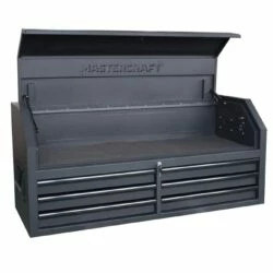 Mastercraft Tool Chest W/ 6 Drawers, Black, 52-in