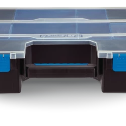 Mastercraft Portable Stackable Small Parts 6-Bins Organizer Tray W/ Lid, 17x13x5-in