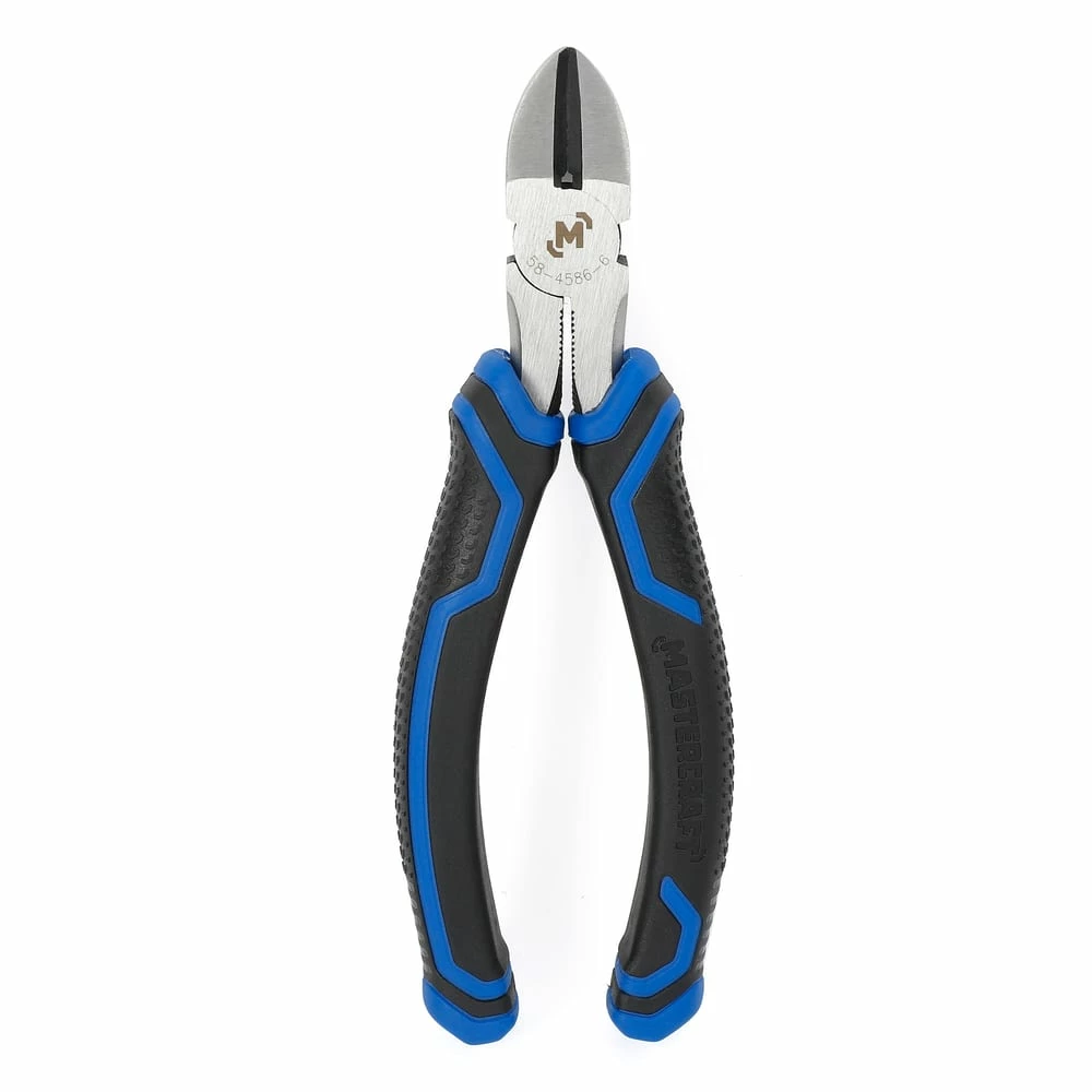 Mastercraft Diagonal Cut Pliers, Micro Chrome Finish, High Carbon Steel, Assorted Length