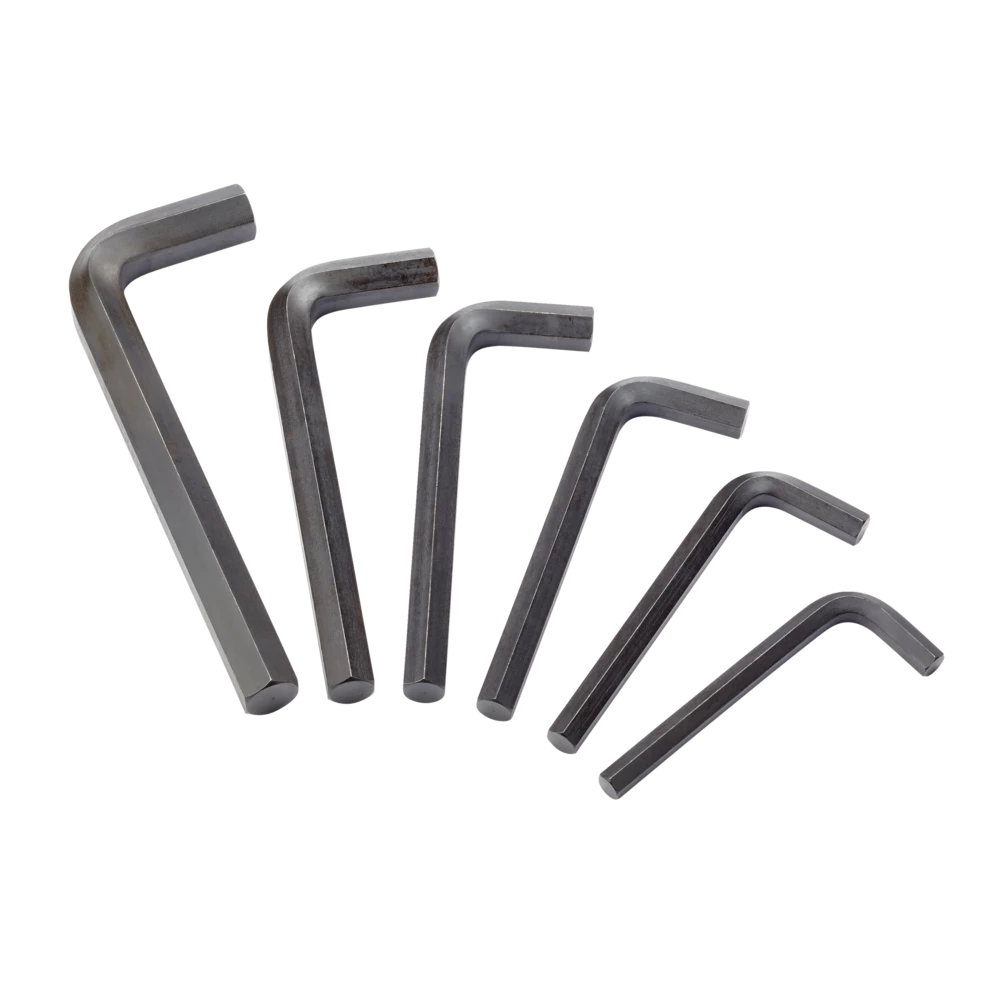 Mastercraft Jumbo Hex Key Set/Allen Wrench Set, SAE, High Quality Cr-V Steel, 6-pc