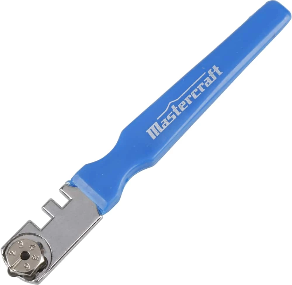 Mastercraft Six-Wheel Glass Cutter, Blue - Image 2