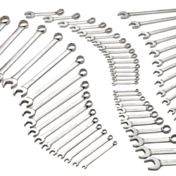 Mastercraft Master Combination Wrench Set, 60-pc, SAE/Metric, Nickel-Chrome Plating