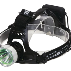 Mastercraft 600 Lumens Aluminum CREE LED Headlight/Headlamp, Batteries Included, Black